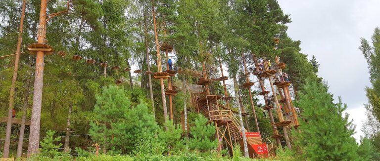 Seikkailupuisto Huippu Espoon Leppävaarassa