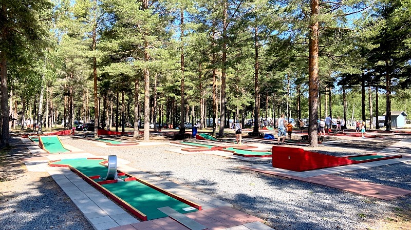 Minigolf Yyterin leirintäalueella