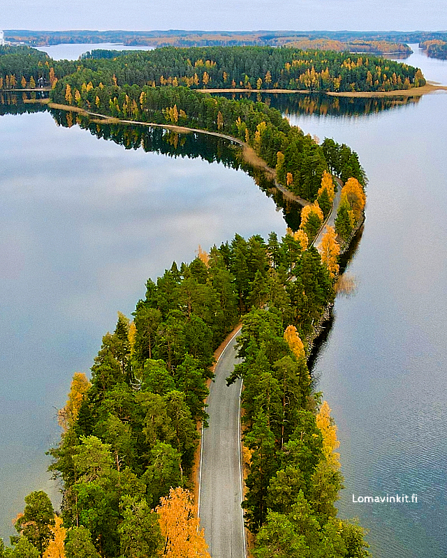 Punkaharjun harjutie ruska-aikaan