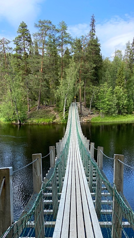 Kolmas riippusilta Pienellä Karhunkierroksella