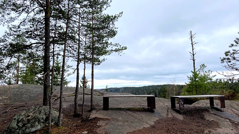 Mammusalin näköalapaikka Palakosken ulkoilualueella Vihdissä