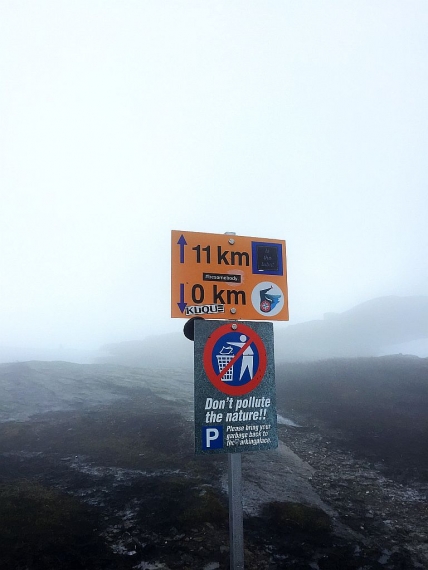 Trolltungan viimeinen kyltti