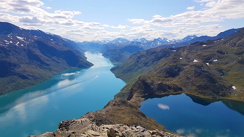 Besseggen vaellusreitti Norjassa