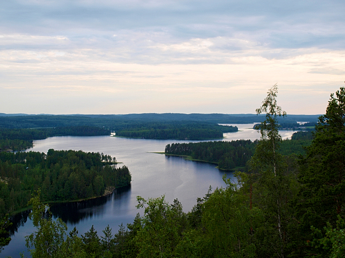 Neitvuori illalla.