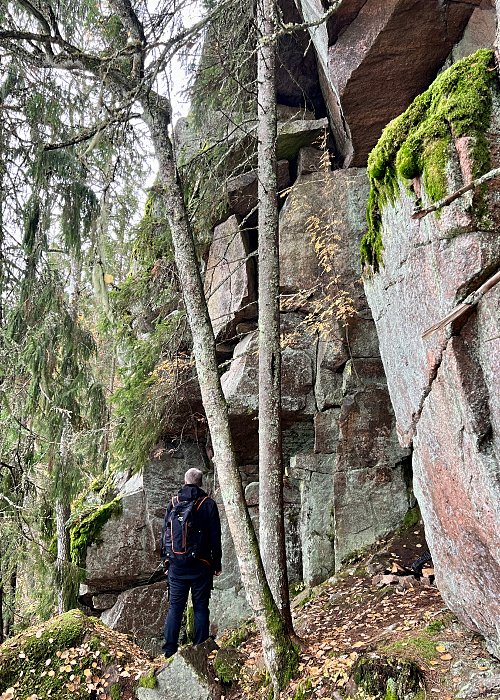 Korkberget jyrkänne Kirkkonummella.