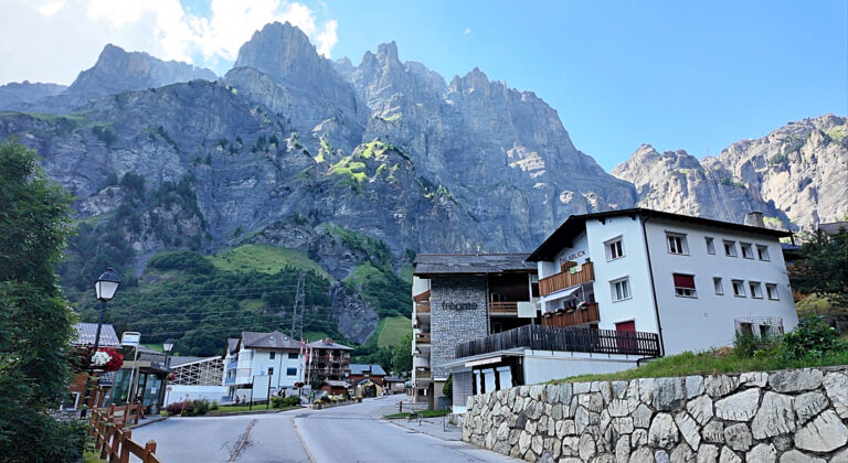 Leukerbad Sveitsi.